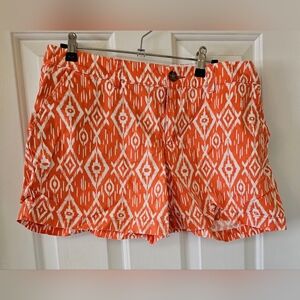 Old Navy Chino shorts coral and white
